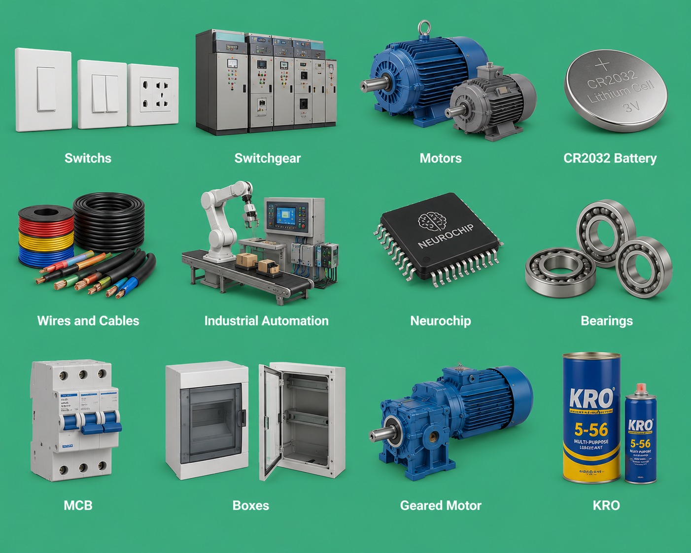 Electrical Parts & Spares